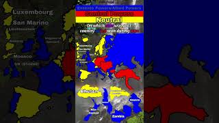 Entente Powers vs Central Powers in Europe [upl. by Bettencourt193]