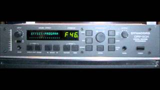 Dynacord DRP 20 Reverb Demo Part 1 [upl. by Aisetal]