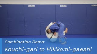 Kouchigari to Hikikomigaeshi  Combination demo [upl. by Nitsur]