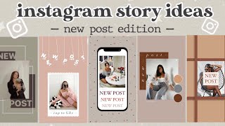 10 Creative “NEW POST” Instagram Story Ideas  using the IG APP ONLY  part 2 [upl. by Rolyab]