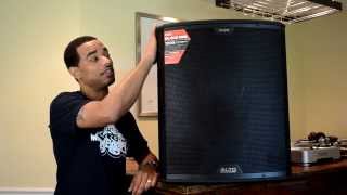 Alto Professional Black 18SUB 18S Powered Subwoofer Review Video [upl. by Hannazus917]