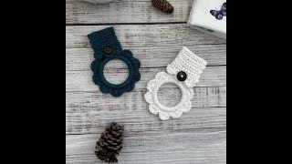 How to Crochet a Towel Holder [upl. by Ziagos]