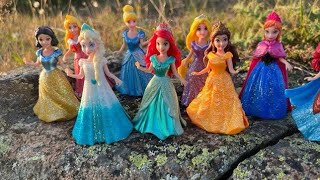 Elsa Doll Dress Transformation  DIY Miniature Ideas for Barbie Wig Dress Faceup and More [upl. by Maggs]