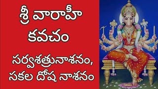 sri varahi kavacham  శ్రీ వారాహి కవచం [upl. by Euv264]