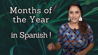 Months of the Year in Spanish  Spanish Lesson 11 [upl. by Lockhart411]