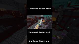 BLAZE FARM TIMELAPSE SURVIVAL SERIES 7 parte 1 [upl. by Larcher]