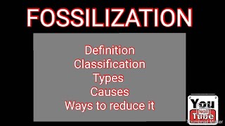 Fossilization in Linguistics  Interlanguage Theory  Linguistics [upl. by Derek]