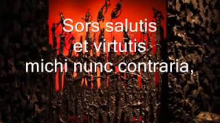 Carl Orff  O Fortuna  Carmina Burana  Lyrics [upl. by Ardnat]