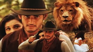 Mahesh Babu Fighting With Lion To Save Lisa Ray Scene  Takkari Donga Movie  WOW TELUGU MOVIES [upl. by Linus]