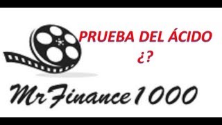 FINANZAS QUE ES LA PRUEBA DEL ÁCIDO [upl. by Ingram]