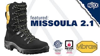 Product Feature Haix Missoula 21  NFPA Certified  Wildland Fire Boot [upl. by Oina]