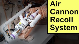 Air Cannon Recoil System  Breech Loading and Shell Design Showcase [upl. by Eillod]