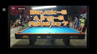 Bayok🆚Ajing Full Game Highlights dagieboytv subscribe billiards [upl. by Laikeze774]