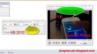 Communication Between Android Computer and PLC using WIFI [upl. by Meehsar223]