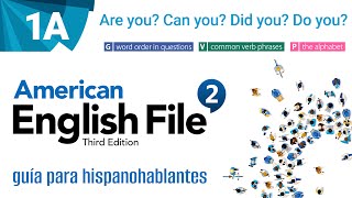 🟦 American English File 2 🟦 Students Book 1A  PARA HISPANOHABLANTES 3rd edition [upl. by Gorrono]