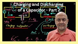 Charging and Discharging of a Capacitor  Part 2  Electrostatics  Class 12 [upl. by Mag]