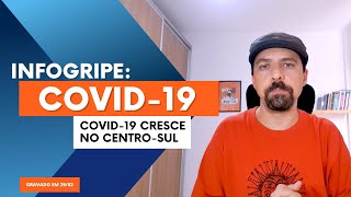 InfoGripe Covid19 cresce no CentroSul [upl. by Tindall]