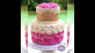 Buttercream RoseWilton 2D nozzle [upl. by Sik]