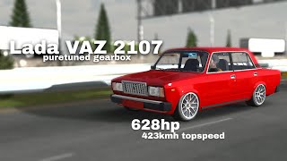 628hp Lada Vaz 2107 Race Tune  Car Parking Multiplayer [upl. by Reyna97]