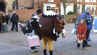 Lincoln Christmas Market 2009  Tap Dancing Turkeys [upl. by Phillip916]