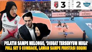 SEMUA DIBUAT MELONGO Ko Hee jin Gak Berhenti tersenyum Lihat spike Mega Bangkitkan TEAM Vleague [upl. by Anelram]