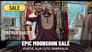 Epic Monsoon Sale  Huge Discounts on items  Kurtis Alia Cuts  Dresses  Atipoorv Collection [upl. by Nelaf]