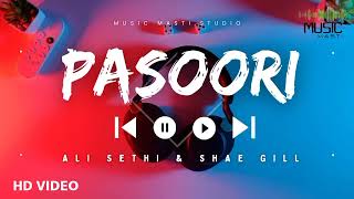 PASOORI  Ali Sethi Shae Gill  Panjabi song [upl. by Arutak]