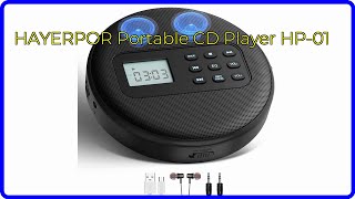 REVIEW 2024 HAYERPOR Portable CD Player HP01 ESSENTIAL details [upl. by Deyes]