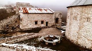 Old Town Travnik shrouded in a thick blanket of fog  Bosnia and Herzegovina  4K Cinematic Video [upl. by Stephenson]