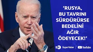 Joe Biden Rusya bu tavrını sürdürürse bedelini ağır ödeyecek [upl. by Noremak470]