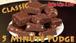 Classic 5 Minute Fudge Recipe [upl. by Desdemona]