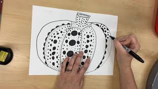 Kusama Pumpkin Art [upl. by Tiedeman812]