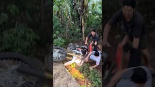 Randika jatuh dari motor guys davidsunairi bocilbocilds wargads anakdesa minvlog [upl. by Lorelei]