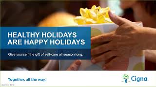 Webinar Healthy Happy Holidays  Samantha Simpson Cigna Health Coach at MNPS [upl. by Erlina412]