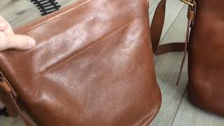 Madewell Bucket Transport Leather ComparisonReview [upl. by Eeldarb]