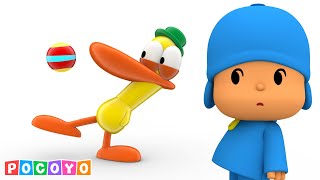 🛝 Whooops Pato slips and slides around 😱 Look out Pocoyo and Elly  Pocoyo English  Cartoons 😻 [upl. by Ancel]