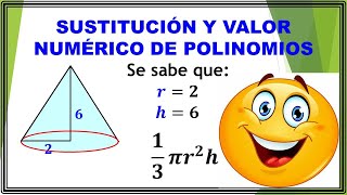 112 Sustitución y valor numérico de polinomios 12 [upl. by Kcirreg140]