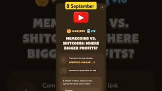 Memecoins Vs shitcoins  Where bigger profits Memefi Code memefi crypto [upl. by Uriah490]