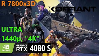 XDefiant RTX 4080 SUPER RYZEN 7800x3D 1440p 4K Ultra [upl. by Colleen185]