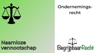 Ondernemingsrecht naamloze vennootschap nv [upl. by Dewie]