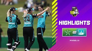 Hamilton Stuns Stars In Heats Big Win  Melbourne Stars v Brisbane Heat  WBBL10 [upl. by Ollayos]