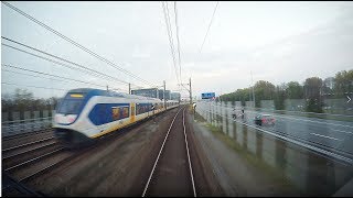 Train Cab Ride NL  Hoofddorp Opstel – Almere – Lelystad Opstel  Empty SLT Sprinter  April 2017 [upl. by Ataeb]