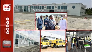 Direct  Cérémonie de réception des travaux de laéroport international de SaintLouis [upl. by Netsuj558]