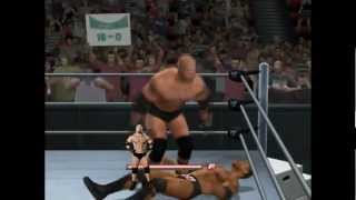 WWE SmackDown vs Raw 2011 PS2 Goldberg Mod Bill Goldberg Destroys The Rock [upl. by Ruon]