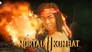 Liu Kang With NUNCHUCKS MK11 Liu Kang Command GrabNunchuck StanceFatalityFatal Blow [upl. by Campbell]