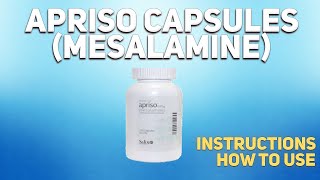 Apriso Capsules Mesalamine how to use How and when to take it Who cant take Mesalamine [upl. by Aerdnaed]