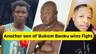 Bukom Bankus 3rd son Bukom Machine knockouts opponent  Duke Micah loses fight in USA [upl. by Raama]