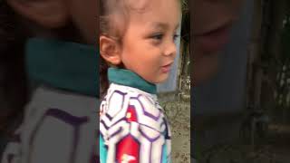 Mero baba janmeko thau arey 😂kidvloger kids shortvideo [upl. by Nuarb3]