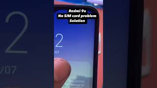 Redmi 9a 9c no simcard problem solution [upl. by Eah290]