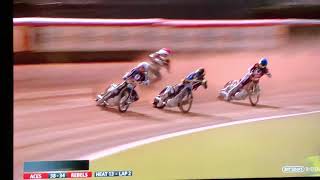 Probably one of the best speedway heats of the year at belle vue this evening [upl. by Darmit346]